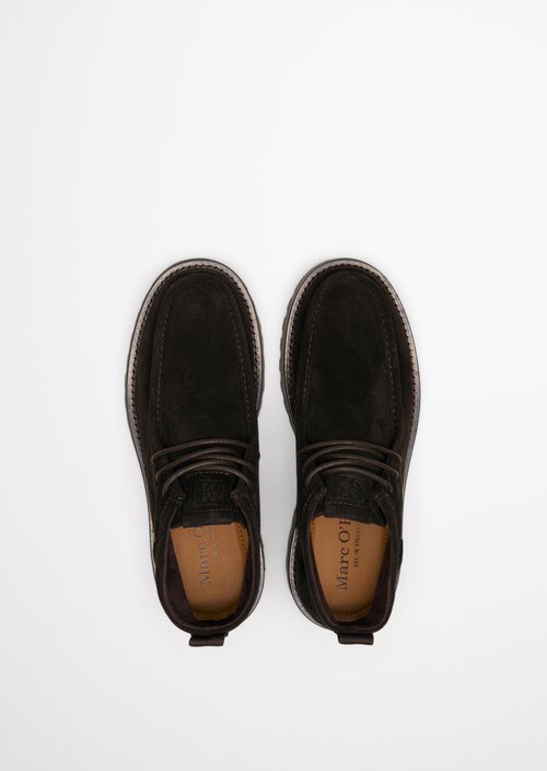 Model Jack Lace-Up Shoes — Coffee Brown