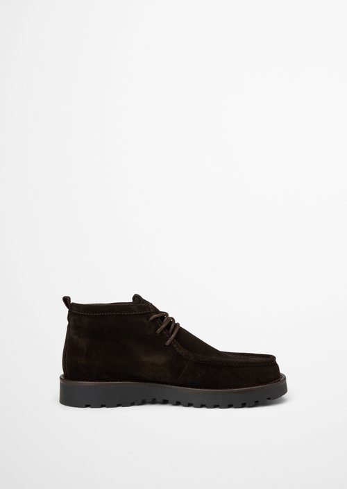 Model Jack Lace-Up Shoes — Coffee Brown