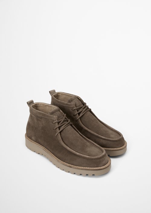 Model Jack Lace-Up Shoes — Dark Taupe