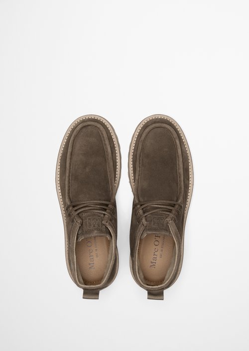 Model Jack Lace-Up Shoes — Dark Taupe