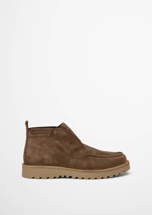 Schnürer Model Jack Dark Taupe Ansicht rechter Schuh von außen