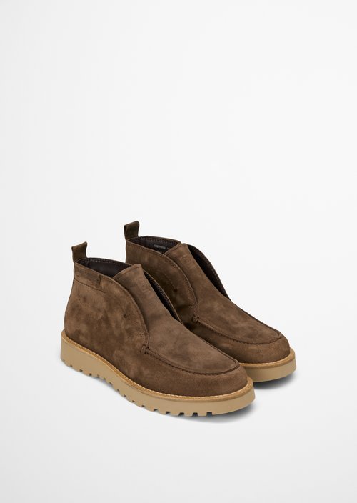 Model Jack Lace-Up Shoes — Dark Taupe