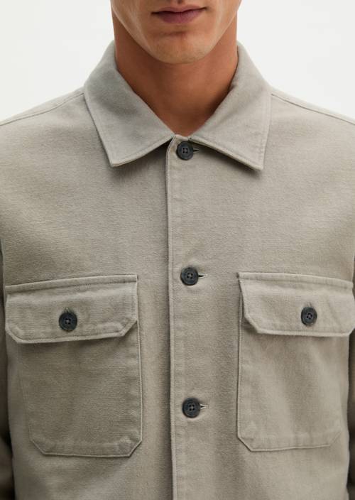 Overshirt Medium Brown in detail view