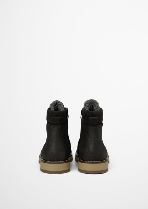 Jack Lace-Up Boots — Black