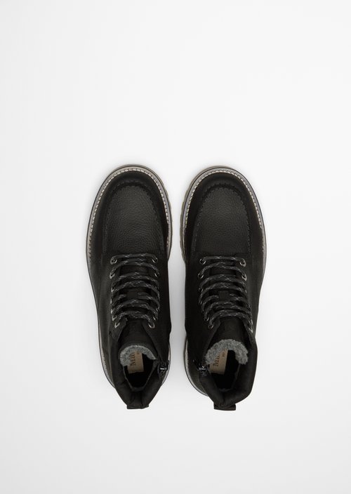 Jack Lace-Up Boots — Black