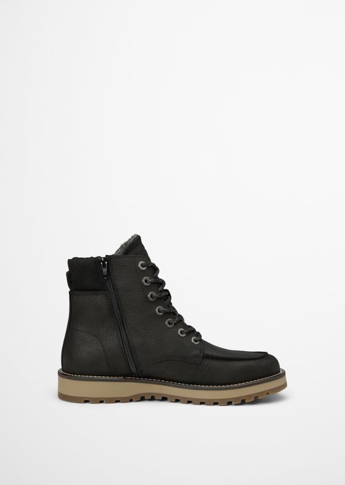 Jack Lace-Up Boots — Black