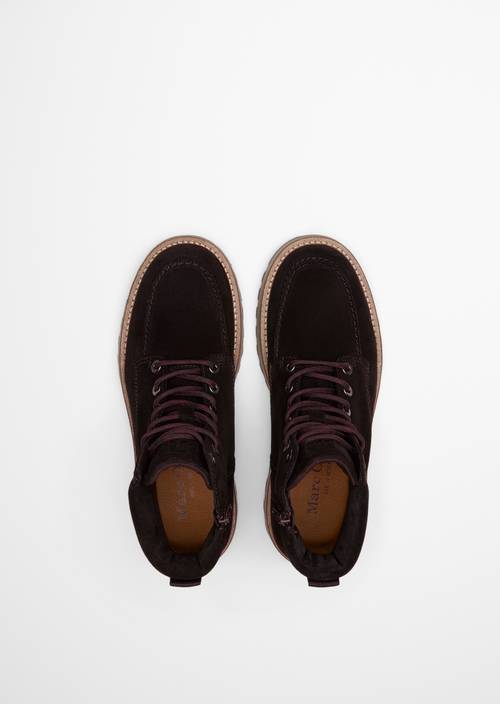 Bottes à lacets, modèle Jack Coffee Brown en vue de dessus