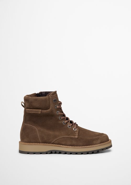 Jack Lace-Up Boots — Dark Taupe