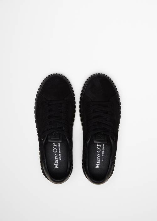 Sneaker-model Svenja Black in bovenaanzicht