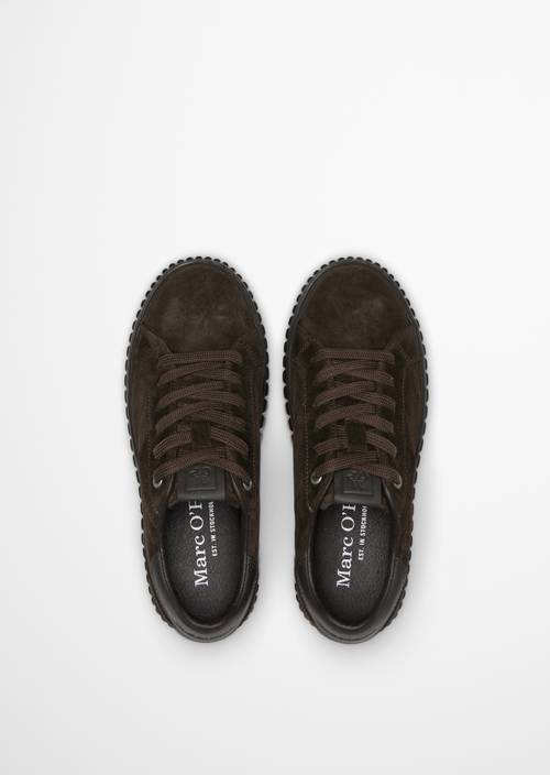 Sneaker Model Svenja Burnt Coffee in Ansicht von oben