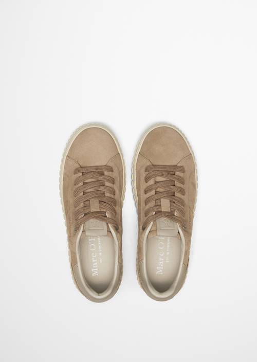 Modèle de baskets Svenja Earthy Taupe en vue de dessus
