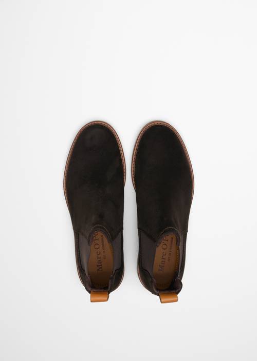 Chelsea Boot, Model Linus Coffee Brown in top view