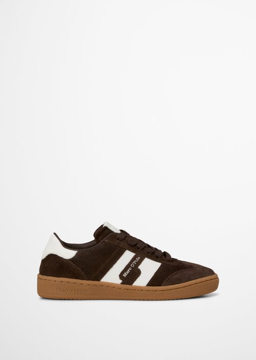 Court Sneaker Model — Burnt Coffee