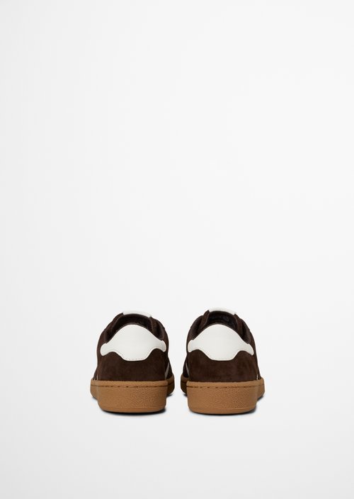 Court Sneaker Model — Burnt Coffee