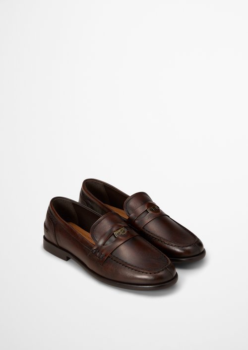 Fiona Penny Loafer — Dark Cognac