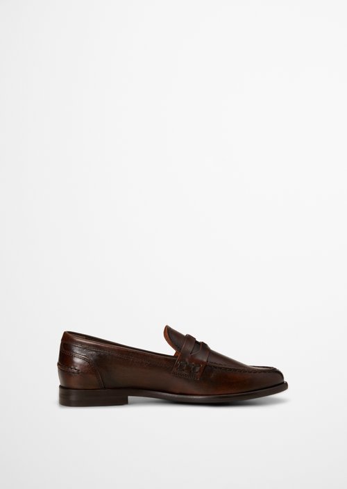 Fiona Penny Loafer — Dark Cognac
