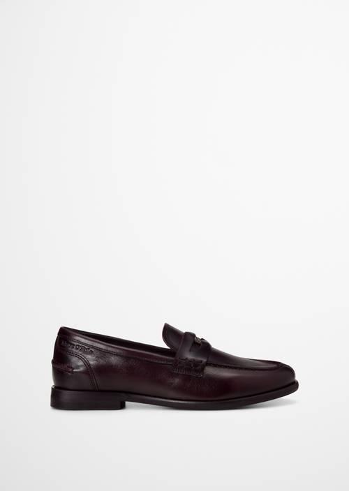 Fiona Penny Loafer Black Cherry right shoe outer view