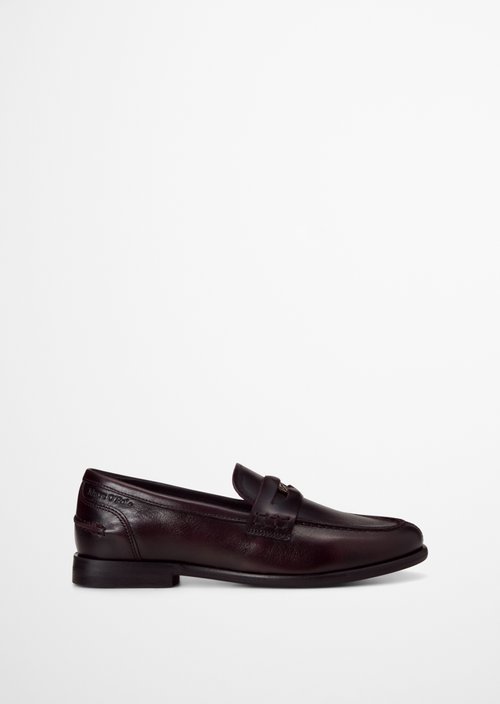 Fiona Penny Loafer — Black Cherry