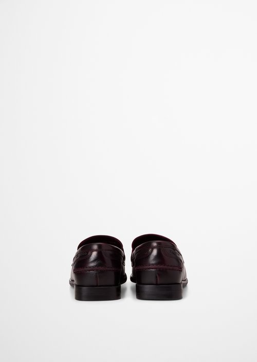 Fiona Penny Loafer — Black Cherry
