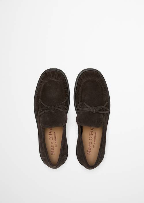 Erin Loafer Burnt Coffee in top view