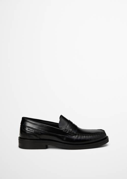 Penny-Loafer Model Michael Black Ansicht rechter Schuh von außen