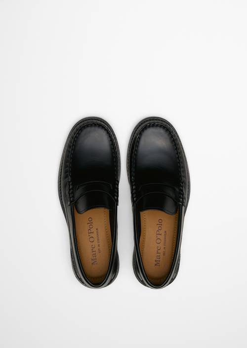 Penny-Loafer Model Michael Black in Ansicht von oben
