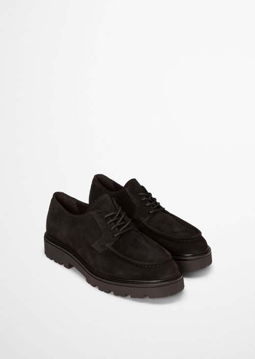 Phil Lace-Up Shoes — Coffee Brown