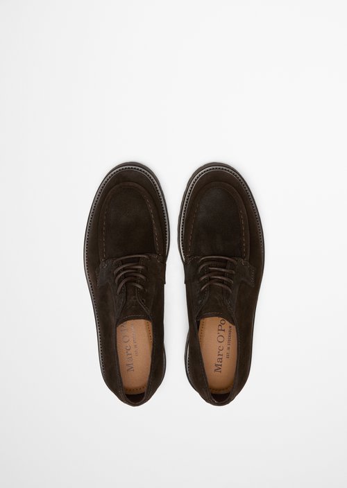Phil Lace-Up Shoes — Coffee Brown