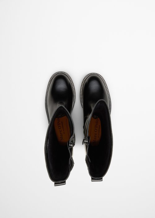 Phia Long-Shaft Boots — Black