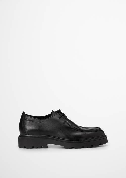 Chaussures à lacets, modèle Phil Black vue extérieure de la chaussure droite