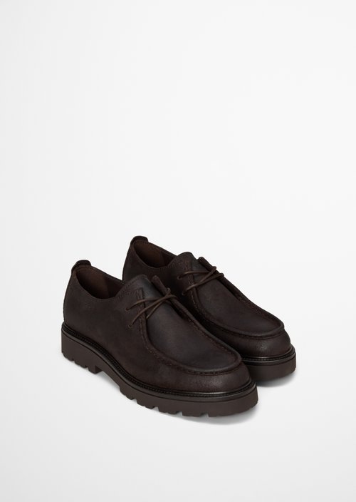 Phil Lace-Up Shoes — Coffee Brown