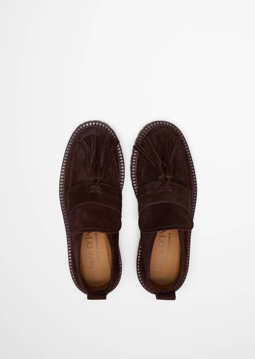 Hightop-Loafer Model Phia Burnt Coffee in Ansicht von oben