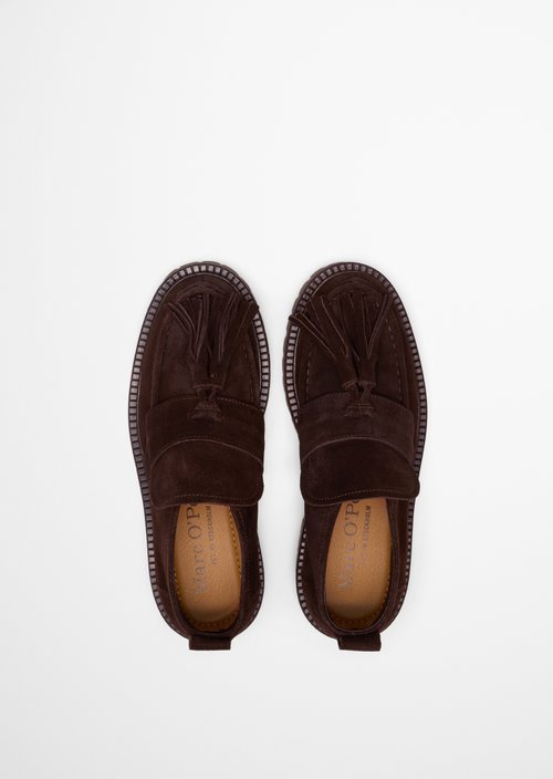 Phia High-Top Loafer — Burnt Coffee