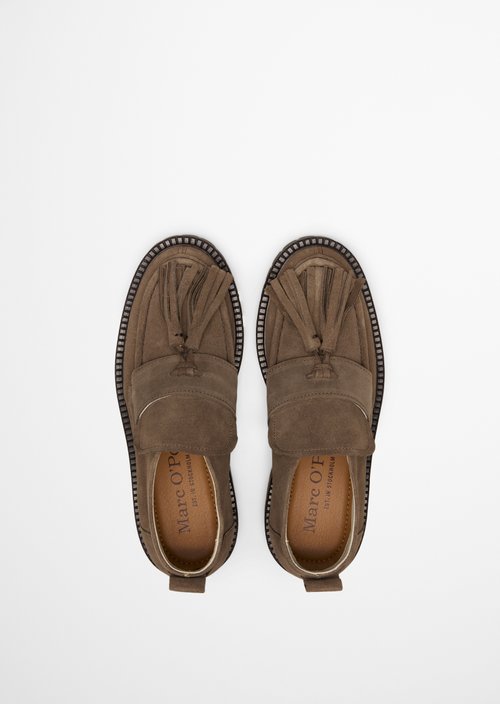 Phia High-Top Loafer — Faded Brown