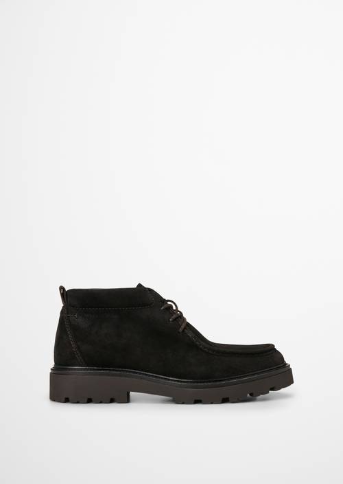 Bottes à lacets, modèle Phil Coffee Brown vue extérieure de la chaussure droite