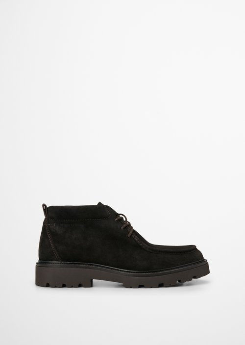 Phil Lace-Up Boots — Coffee Brown
