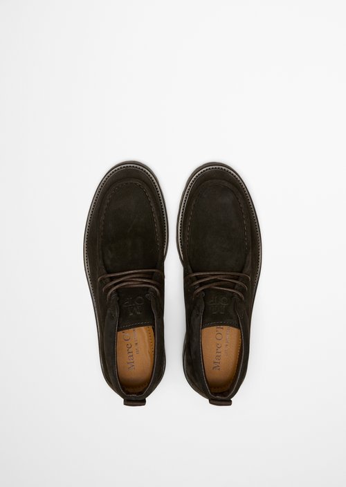 Phil Lace-Up Boots — Coffee Brown