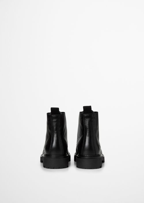 Phil Lace-Up Boots — Black