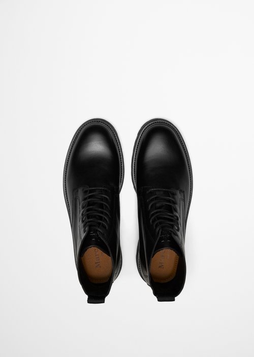 Phil Lace-Up Boots — Black
