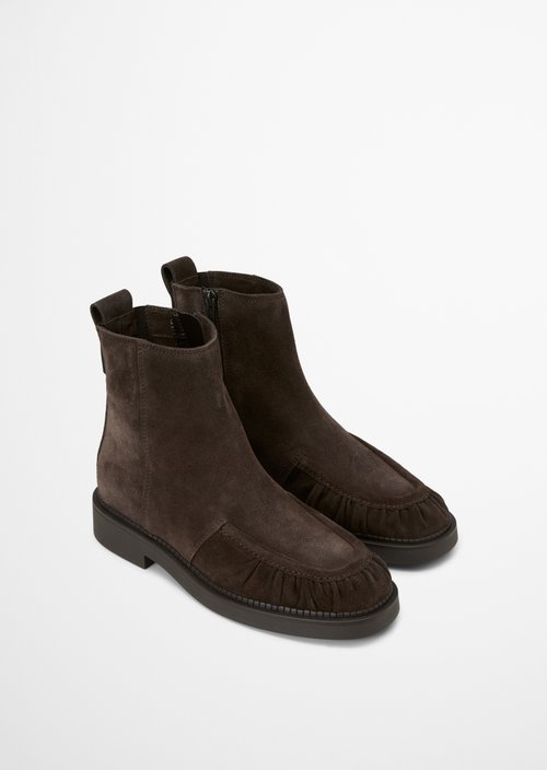 Erin Ankle Boots — Burnt Coffee