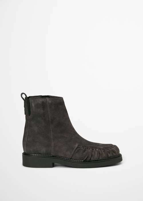 Bottines modèle Erin Dark Graphite vue extérieure de la chaussure droite