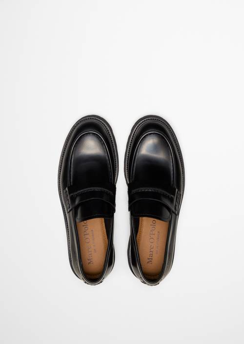 Mocassins modèle Phil Black en vue de dessus