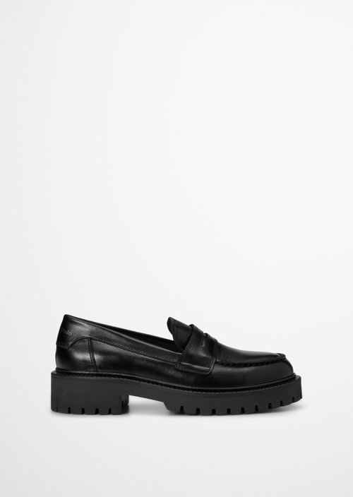Phia Penny Loafer — Black