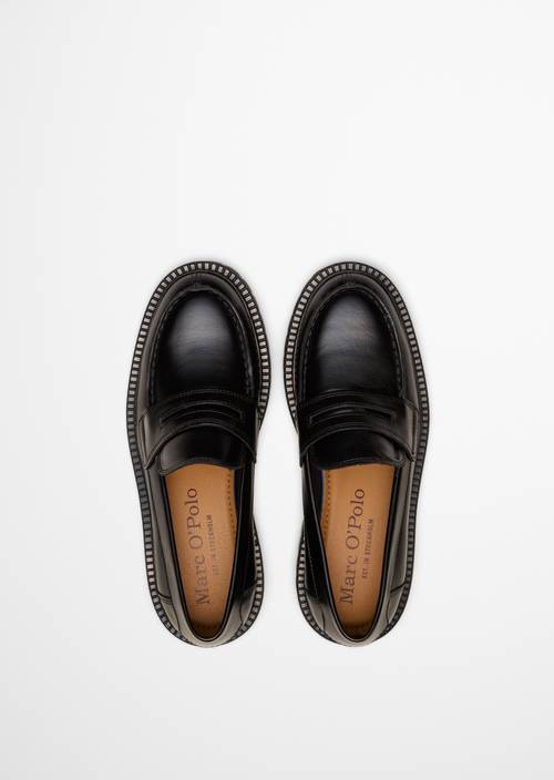 Phia Penny Loafer Black in top view