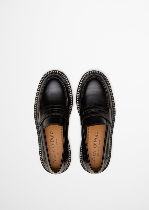 Phia Penny Loafer — Black