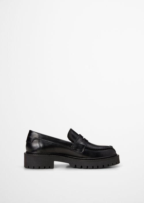 Phia Penny Loafer — Black