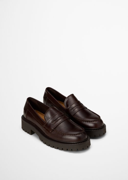 Phia Penny Loafer — Dark Brown