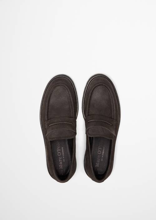 Loafer model Phil Dark Graphite in bovenaanzicht