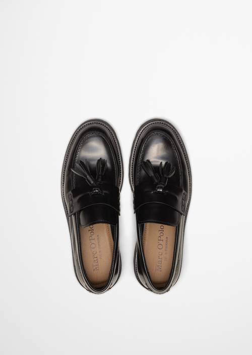 Mocassins modèle Phil Black en vue de dessus
