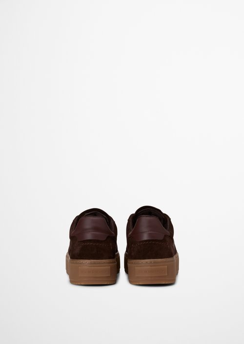 Edith Sneaker Model — Burnt Coffee